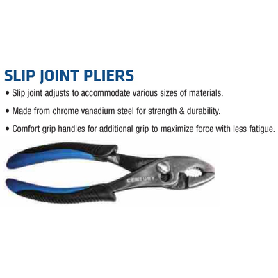 Tool Pliers Slip Joint 8in.