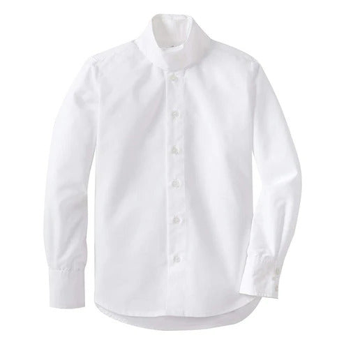 TuffRider Children's Starter Long Sleeve Show Shirt - White