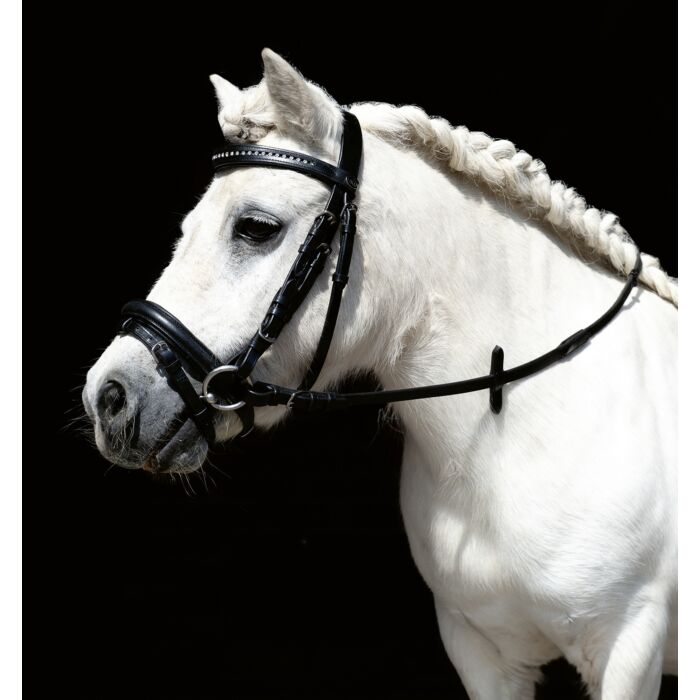 HKM Black Rhinestone Bridle - Mini Shetland