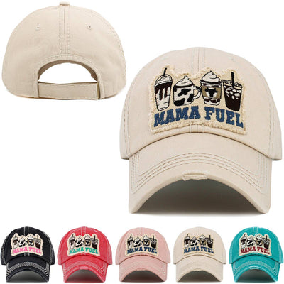 Mama Fuel Vintage Ballcap (Light Pink)