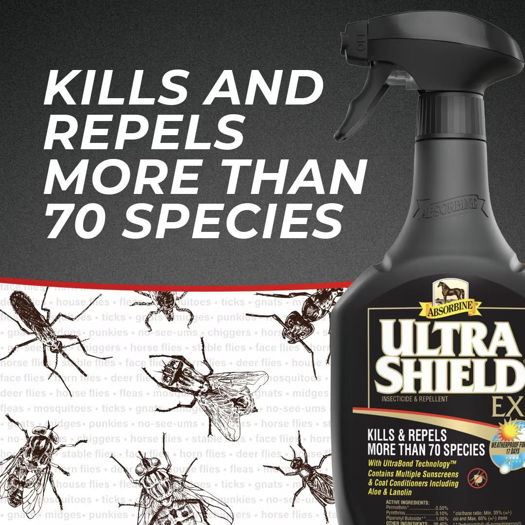 Absorbine - Ultrashield EX Fly Spray-Black (32oz)