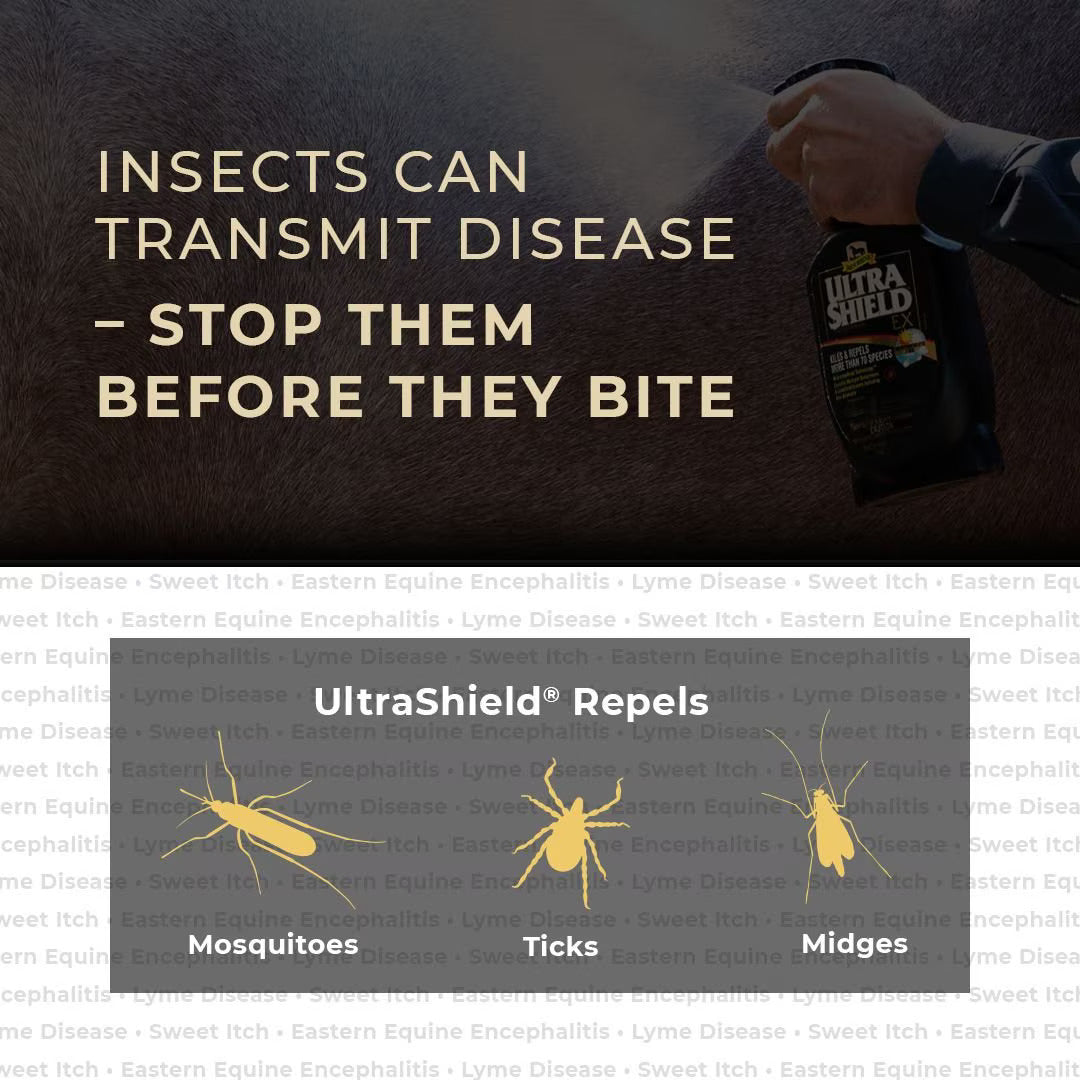 Absorbine - Ultrashield EX Fly Spray-Black (32oz)
