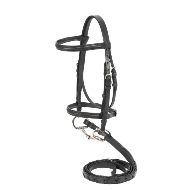 Tough1 - Raised Snaffle Bridle - Miniature