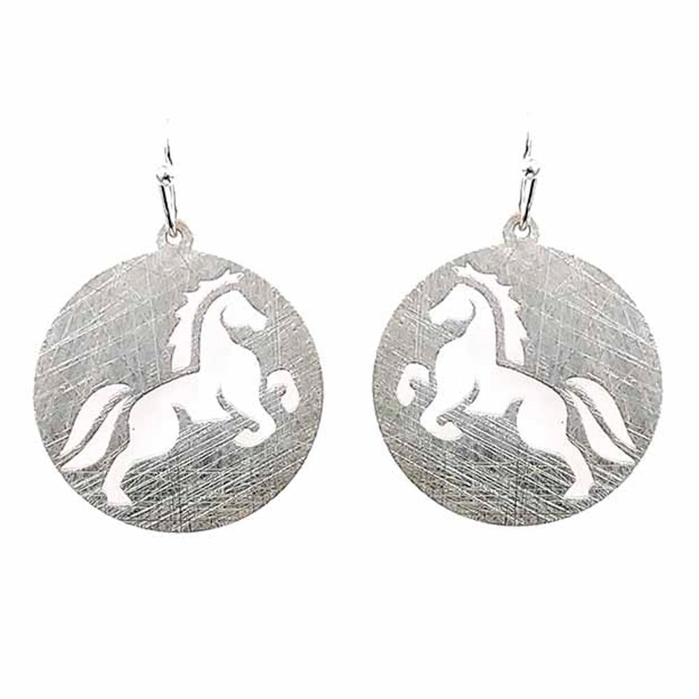 Horse Cutout Dangle Earrings