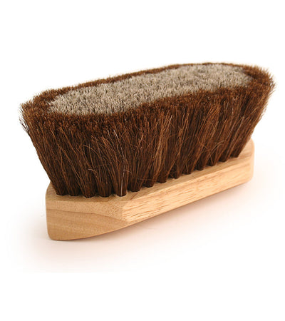 Legends™ Dual Fiber 100% Horsehair: Palomino Center/Brown Border 6 3/8" Pocket-Size Body & Finishing Brush #EA2274
