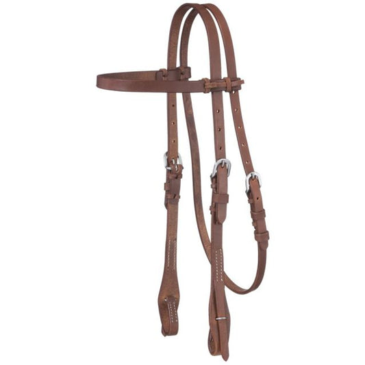ROYAL KING HARNESS LEATHER QUICK CHANGE BROWBAND HEADSTALL