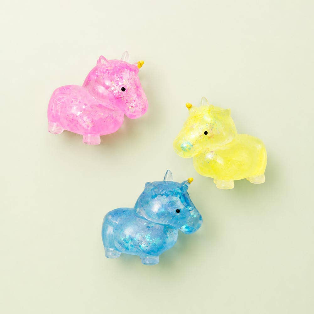 Glitter Unicorn Squeeze Squishy Stress Relief Toy