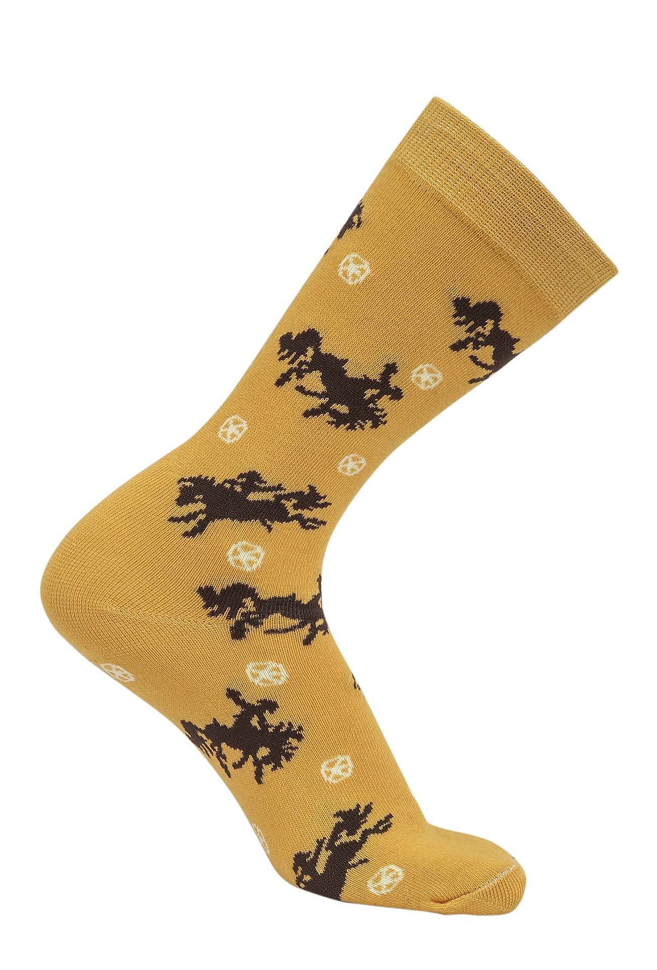 AWST Int'l "Lila" Bucking Horses Socks