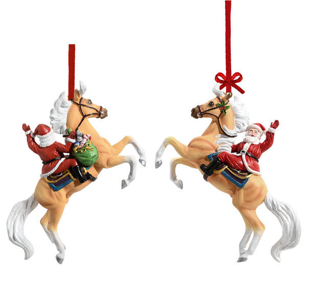 Breyer Holiday Hi Ho Santa Christmas Ornament 700689 (2024)