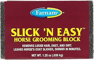 Farnam Slick 'N Easy Grooming Block for Horse