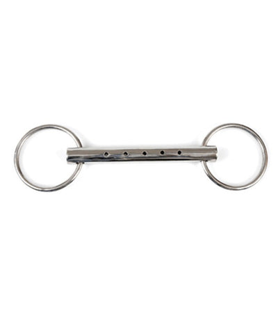 Hollow Pipe Mouth Loose Ring Snaffle Bit