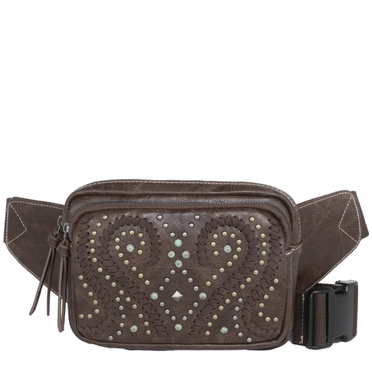 Montana West Whipstitch Collection Belt Bag