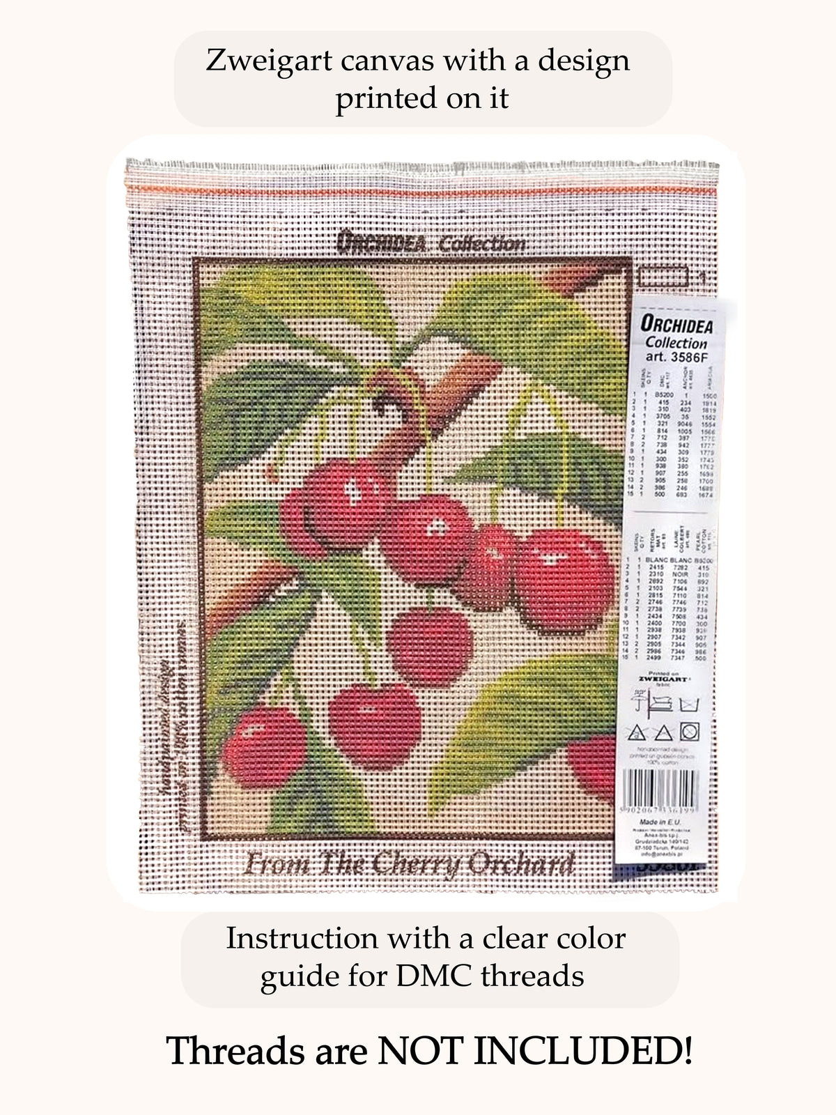 Gobelin canvas for halfstitch without yarn Horse 3593J
