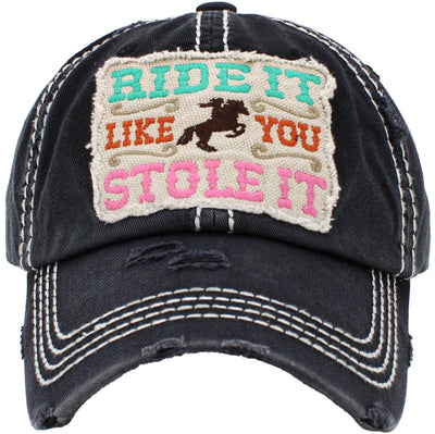 AWST Int'l 'Ride It Like You Stole It' Cap