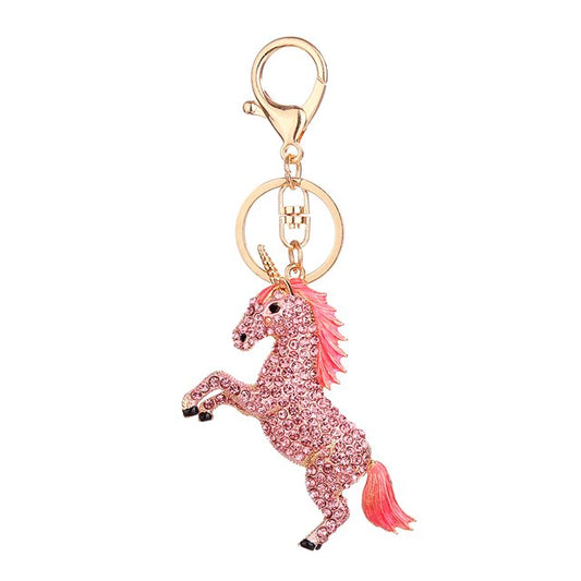 Unicorn Shaped Charm Keychain Bag Pendant Jewelry