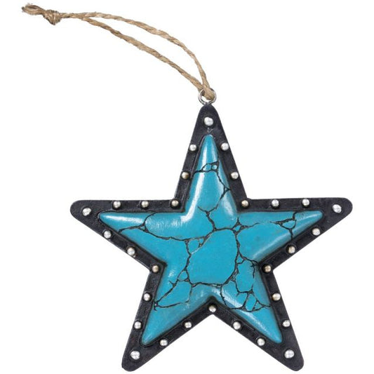 TURQUOISE STAR ORNAMENT