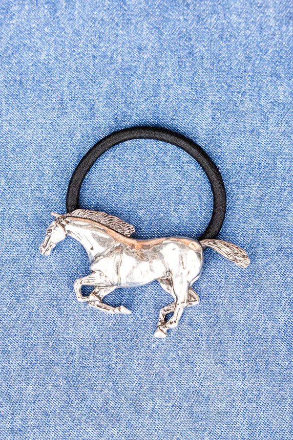 Tipi Silvertone Galloping Horse Hair Tie