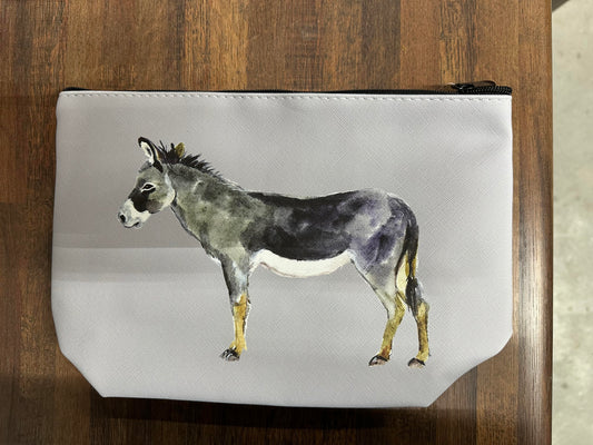 AWST INT'L "LILA" DONKEY COSMETIC POUCH