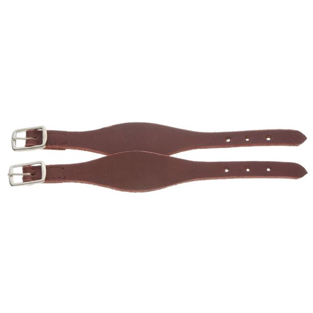 Shaped Leather Hobble Straps - Dark Oil