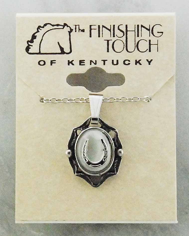 The Finishing Touch - Pearl Horseshoe Necklace