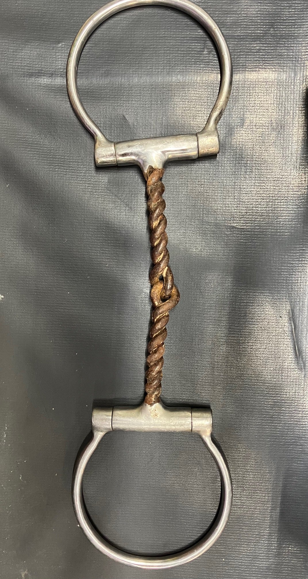 5" Twisted Wire D Ring Pinchless Snaffle - Used