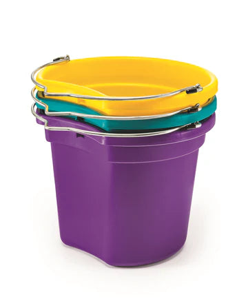 K & D Equestrian Platinum Bucket Deluxe Flat Back (20qt)