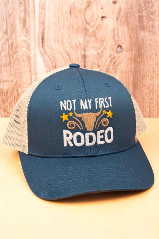 NOT MY FIRST RODEO' MESH CAP