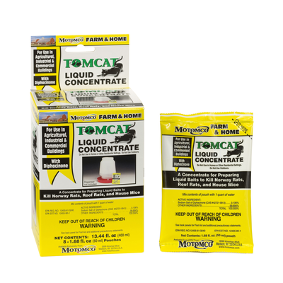 Motomco Tomcat Liquid Concentrate - 1.7 Ounce 8 Pack
