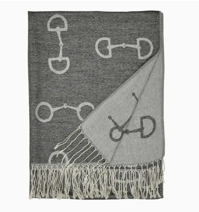 AWST Int'l "Lila" Snaffle Bit Pashmina Scarf