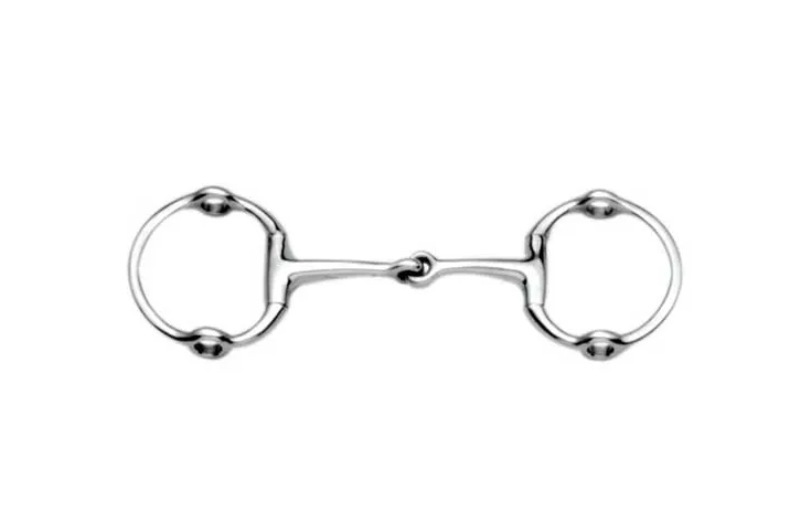 5 1/2" Centaur SS Cheltenham Eggbutt Gag Bit