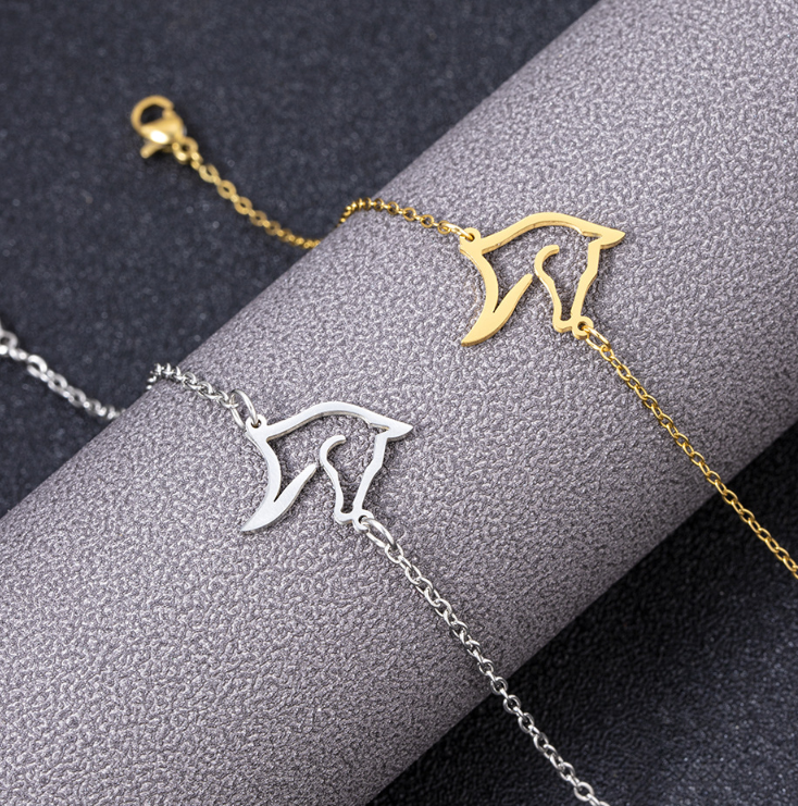 Horse Head Pendant Bracelet