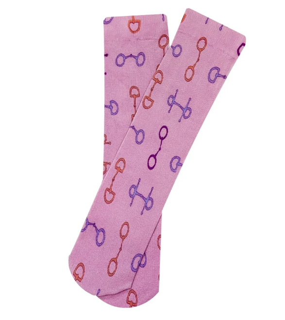 AWST Int'l Ladies Snaffle Bits Crew Socks (Multiple Colors Available)