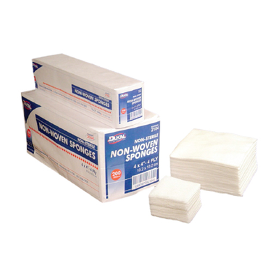 Gauze, Sponge Non-Woven 4X4 4-Ply 200CT