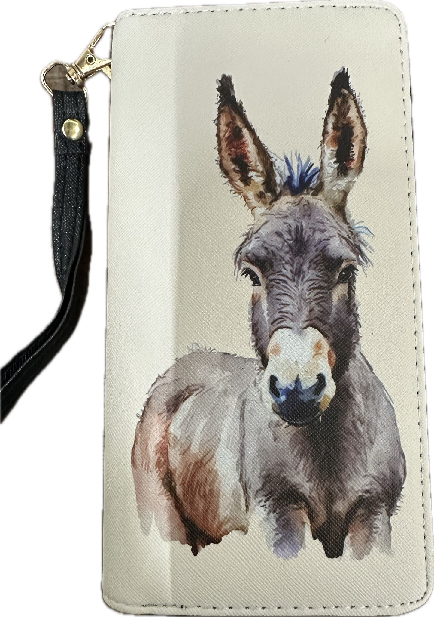AWST Int'l "Lila" Donkey Head Wallet W/Wristlet