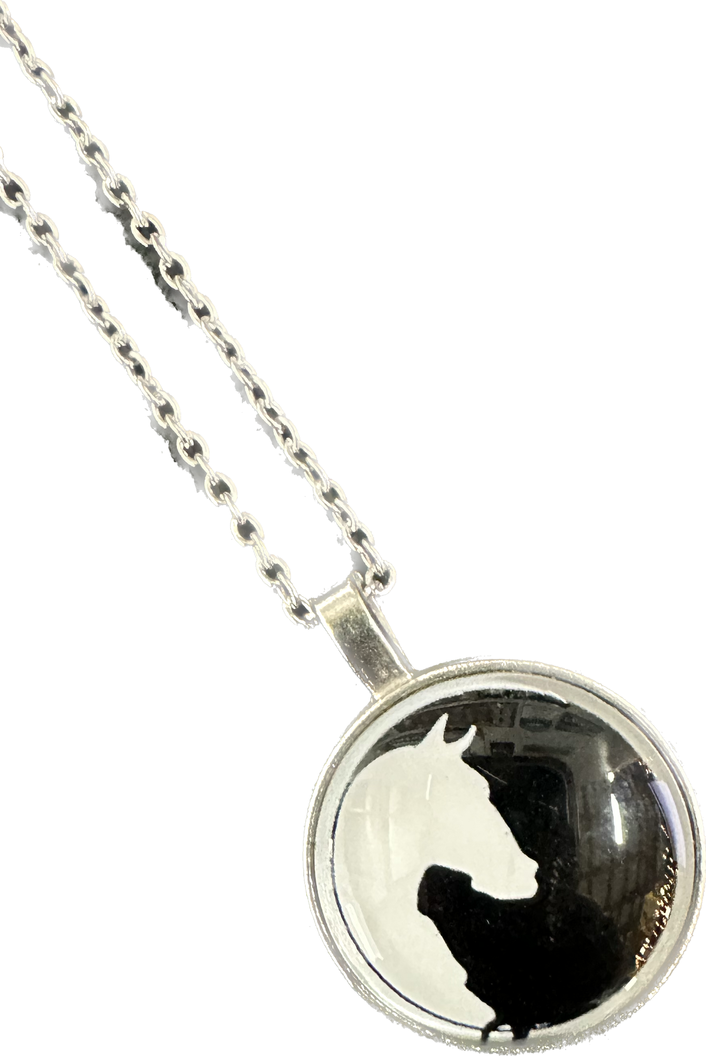 Reverse Horse Head Necklace