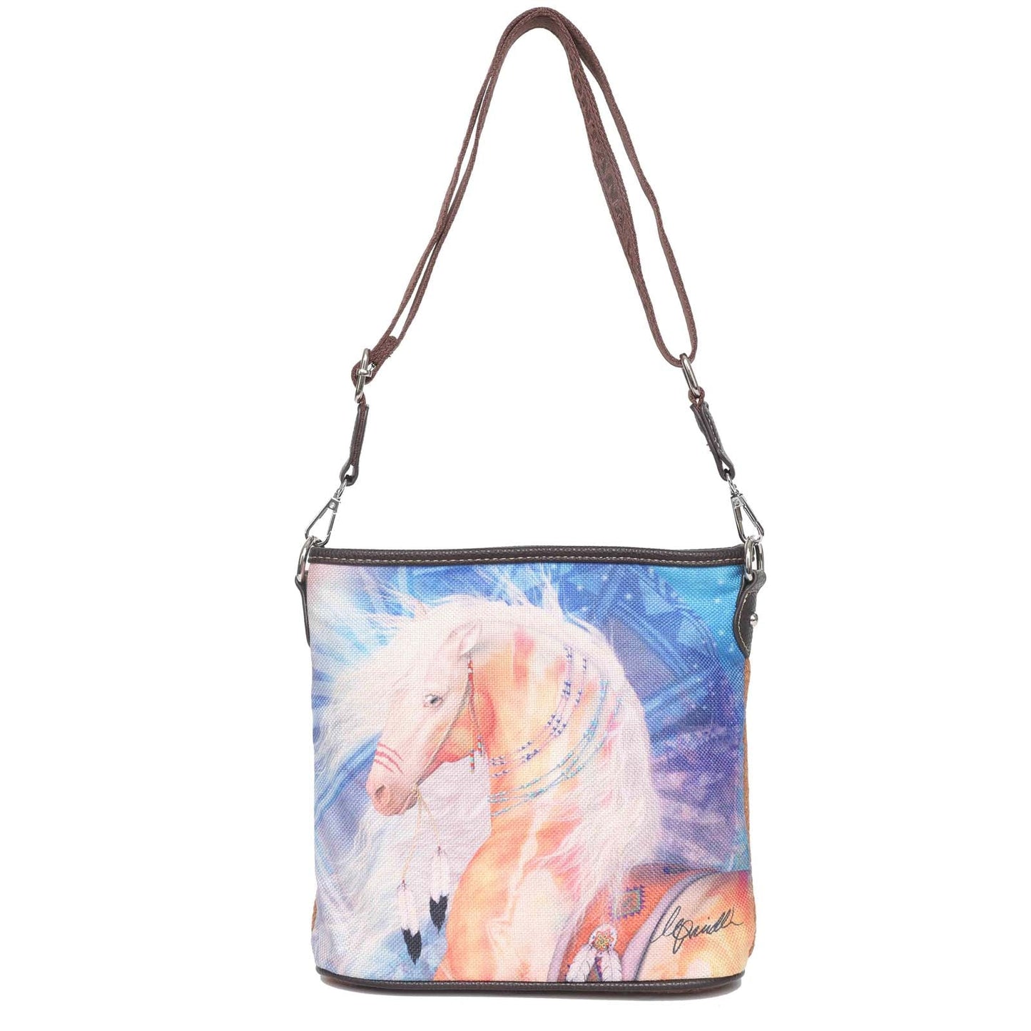 Montana West Horse Canvas Collection Crossbody