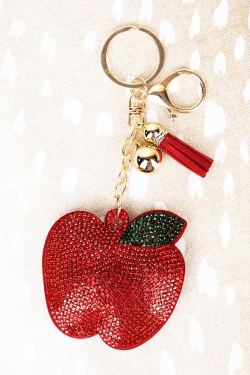 Crystal Encrusted Keychain (Multiple Styles Available)