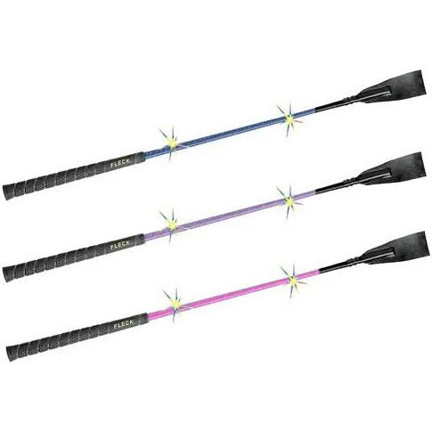 Fleck Sparkling Woven Nylon Riding Crop