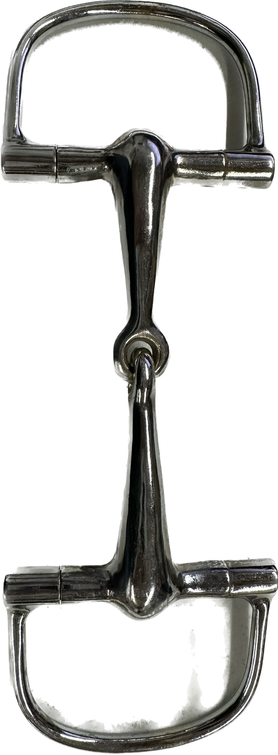 Jointed Mouth Dee Ring Snaffle Bit 5 1/4"- USED