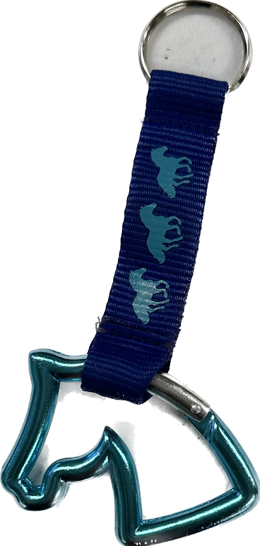 Horse Head Keychain with Webbing Strap
