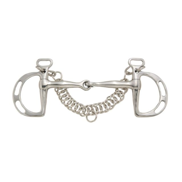 Tough 1 - Slotted Kimberwicke Snaffle Bit