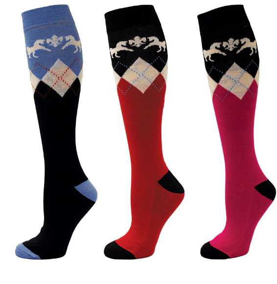 EQUINE COUTURE LADIES HADLEY KNEE HI SOCKS