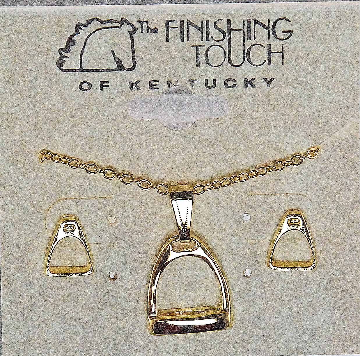 The Finishing Touch - Stirrup Necklace Set