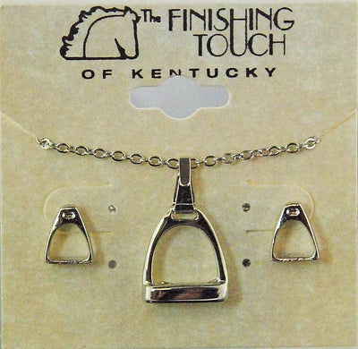 The Finishing Touch - Stirrup Necklace Set