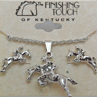 Jumper Necklace & Earrings Set