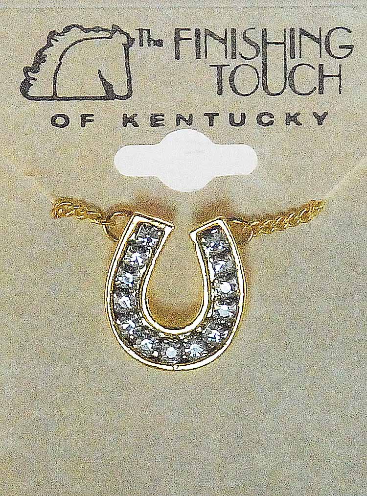 Finishing Touch - Swarovski Crystal Horseshoe Necklace