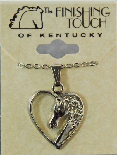 The Finishing Touch - Horse Head in Heart