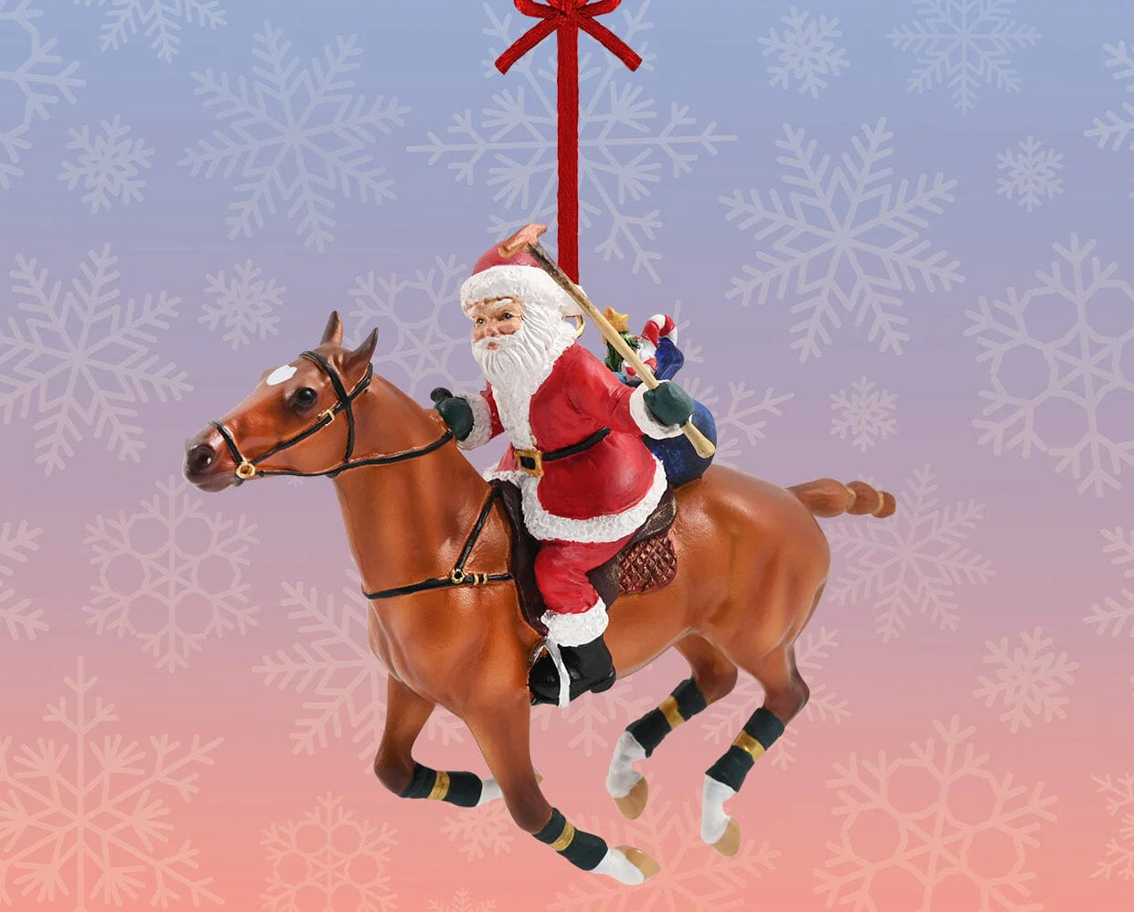 Breyer Polo Santa Ornament 700689