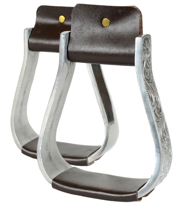 Jacks - Engraved Aluminum Stirrups
