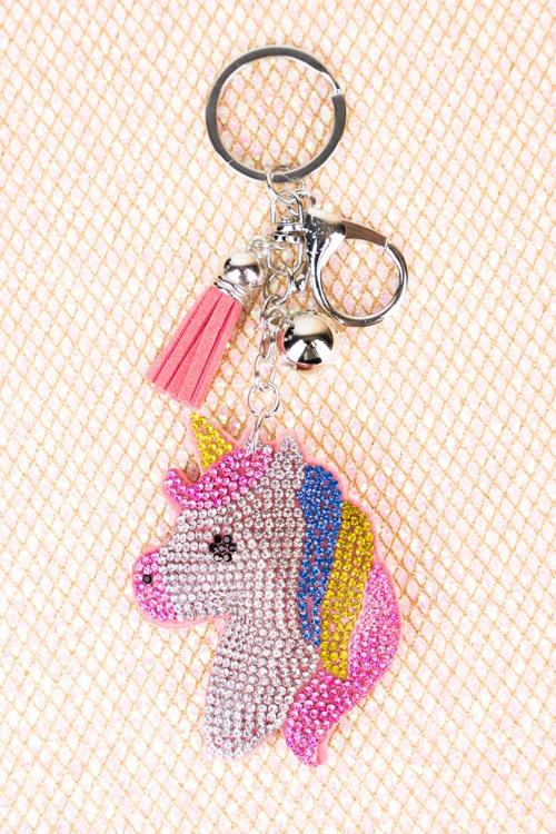 Crystal Encrusted Keychain (Multiple Styles Available)